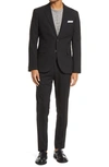 Nordstrom Rack Extra Trim Fit Suit In Black