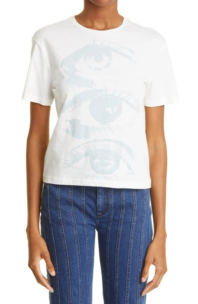 Paloma Wool Souvenir Organic Cotton Graphic Tee In Ecru