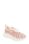 Apl Athletic Propulsion Labs Techloom Zipline Pink Striped Knitted Sneakers