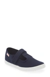 Cienta Kids' T-strap Sneaker In Blue