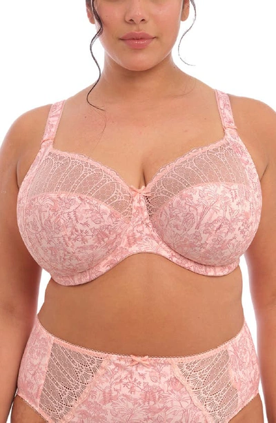 Elomi Women's Mariella Underwire Bra El4420 In Peachy Tiger
