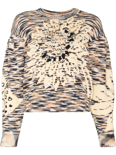 Ulla Johnson Emerson Cotton-blend Jacquard Sweater In Neutral