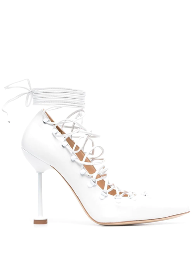 Tori Solea Dita 110mm Pumps In White