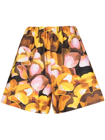 Kika Vargas Elisa Floral-print Shorts In Mehrfarbig