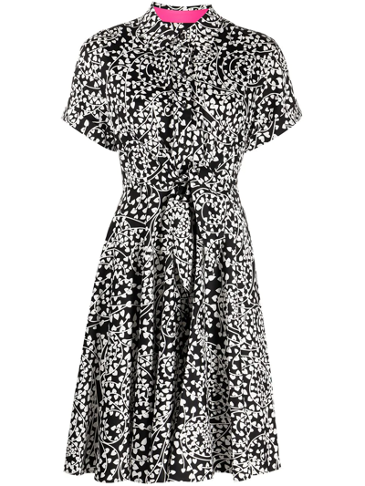 Diane Von Furstenberg Albus Love Stems-print Midi Dress In Multi