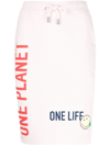 Dsquared2 "one Life One Planet Smiley" Skirt In Rosa