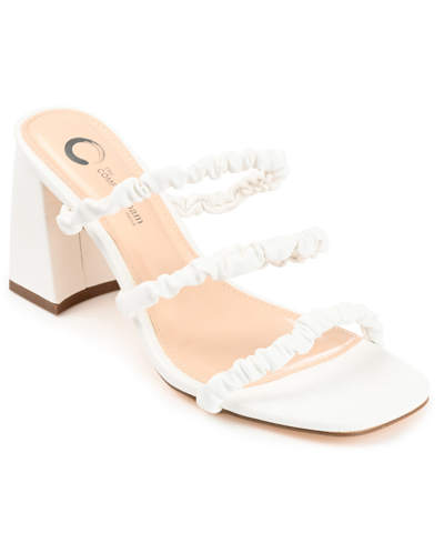 Journee Collection Women's Reagaan Sandals In White