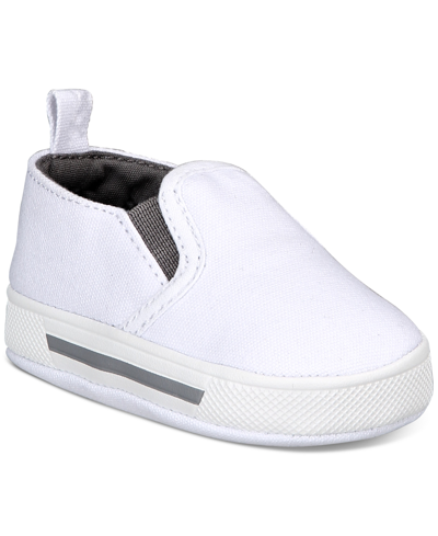 First Impressions Unisex Slip On Soft Sole Shoes, Created For Macy's In Bright White