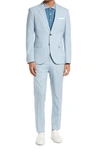 Nordstrom Rack Extra Trim Fit Suit In Blue Fog