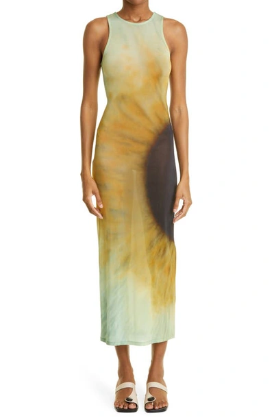 Paloma Wool Gradient-effect Sleeveless Maxi Dress In Aquamarine