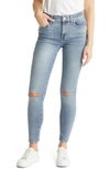 MODERN AMERICAN SOHO RIPPED HIGH WAIST SKINNY JEANS