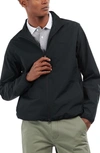 Barbour Korbel Zip-up Rain Jacket In Black
