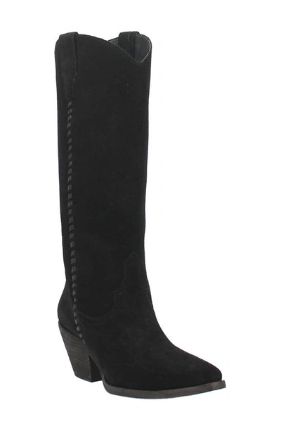 Dingo Women's Sweetwater Leather Narrow Calf Boots Women's Shoes In Black