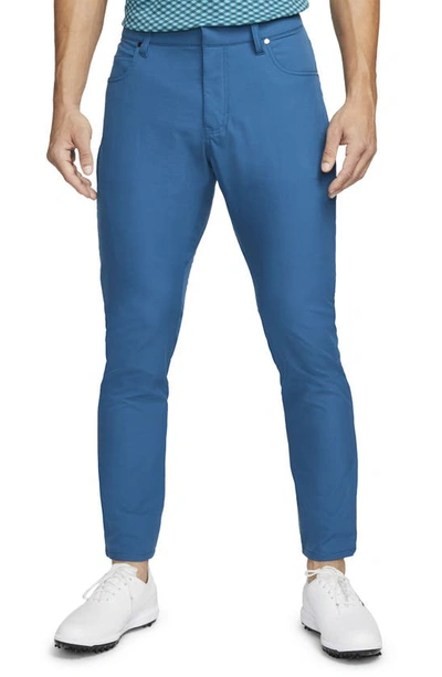 Nike Men's Dri-fit Repel 5-pocket Slim Fit Golf Pants In Blue