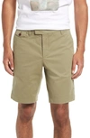 Ted Baker Ashfrd Chino Shorts In Pale Green