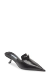 Prada Mocassini Pointed Toe Mule In Nero