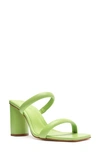 Schutz Ully Sandal In Lime Green