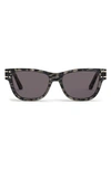 Dior Signature 54mm Rectangular Sunglasses In Grey