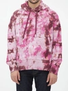 AMI ALEXANDRE MATTIUSSI TIE & DYE HOODIE