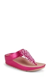 Fitflop Rumba Sandal In Fuchsia Rose