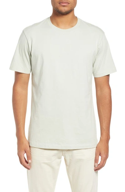 Frame Short-sleeve Logo Cotton T-shirt In Grey Green