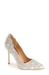 BADGLEY MISCHKA ROUGE POINTED TOE PUMP,MP3215