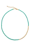 Monica Vinader Mini Nugget 18ct Yellow Gold-plated Vermeil Sterling Silver And Onyx Necklace In Multi