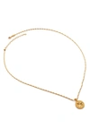 Monica Vinader Guiding Star Pendant Necklace In 18ct Gold Vermeil On Silver
