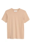 Frame Logo Cotton T-shirt In Beige