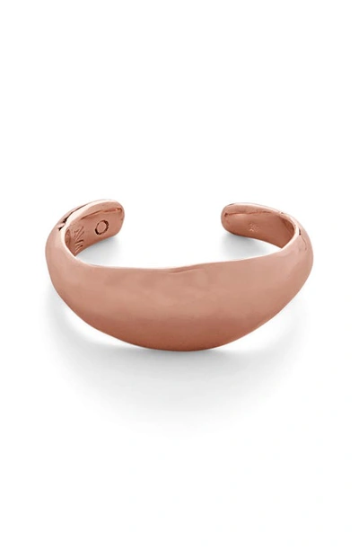 Monica Vinader Gaia Ear Cuff In 18ct Rose Gold On Sterling