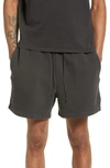 Elwood Core French Terry Sweat Shorts In Vintage Black