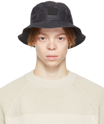 A-cold-wall* Black Tech Storage Bucket Hat