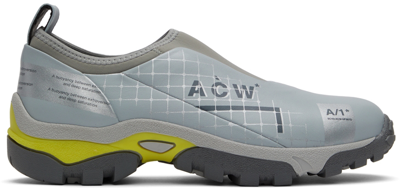 A-cold-wall* Nc.1 Dirt Moc Leather Sneakers In Mid Grey