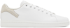 Raf Simons Orion Suede-trimmed Leather Senakers In White0061