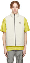 A-cold-wall* Taupe Nylon Vest In Bone