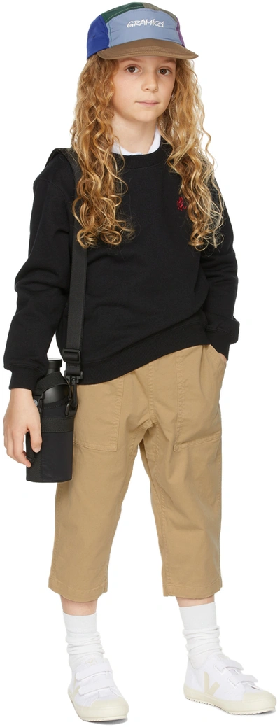Gramicci Kids Beige Loose Tapered Trousers In Chino
