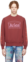 ARIES RED COLUMN SWEATSHIRT