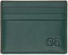 VALENTINO GARAVANI GREEN VLOGO SIGNATURE CARD HOLDER