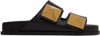 Valentino Garavani 20mm One Stud Leather Slide Sandals In Black