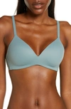 Wacoal How Perfect Wire Free T-shirt Bra In Stormy Sea