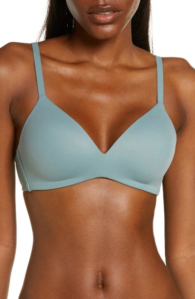 Wacoal How Perfect Wire Free T-shirt Bra In Stormy Sea
