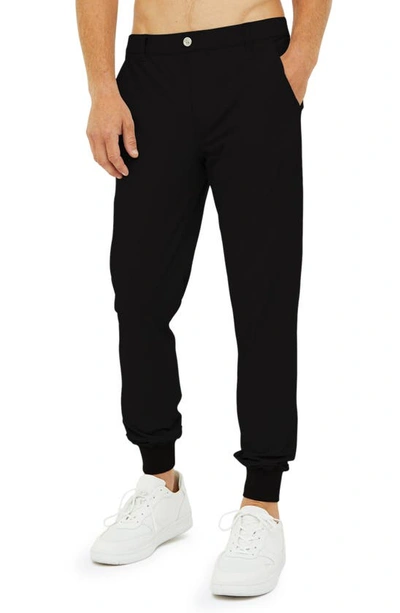 Redvanly Halliday Pocket Golf Joggers In Tuxedo