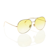 Carmen Sol Gold Aviator Sunglasses