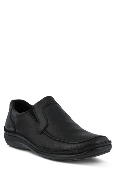 Spring Step Niccolo Moc Toe Loafer In Black