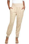 Nikki Lund Casual Pocket Joggers In Khaki