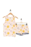 Honeydew Intimates All American Shortie Pajamas In Alabaster Suns