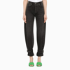 AGOLDE BLACK WIDE TROUSERS