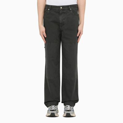 Axel Arigato Washed Black Cargo Trousers