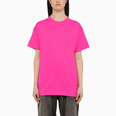 Balenciaga Fuchsia T-shirt In Pink