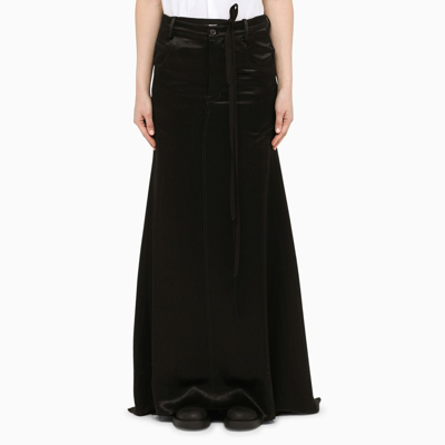 Ann Demeulemeester Black Goele Long Skirt